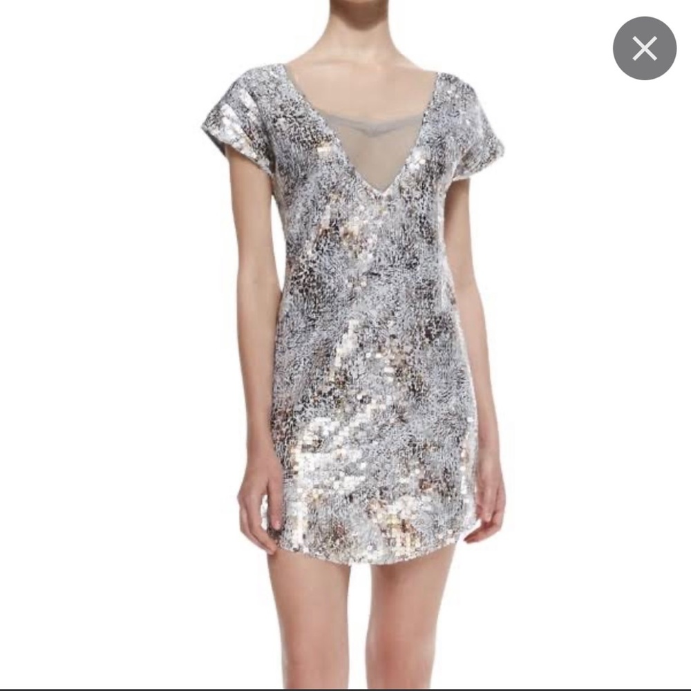 FREE PEOPLE Shattered Glass Sequin Dress